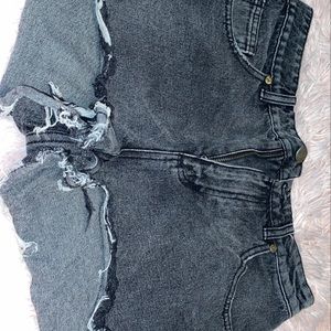High Waist Denim Shorts